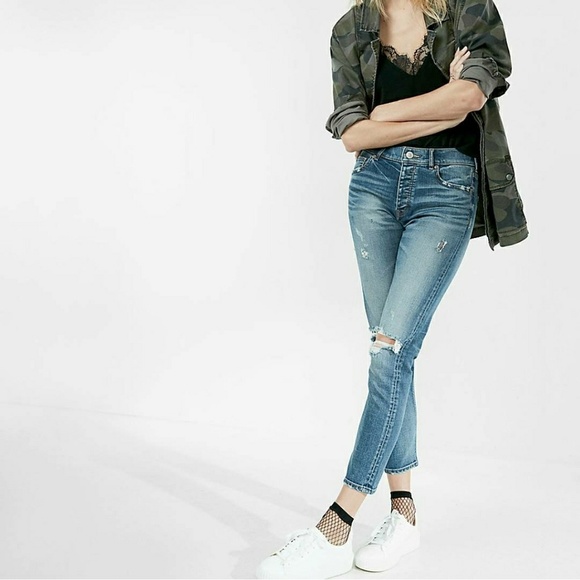 Express Denim - Express // Vintage High Rise Skinny Ankle Jeans